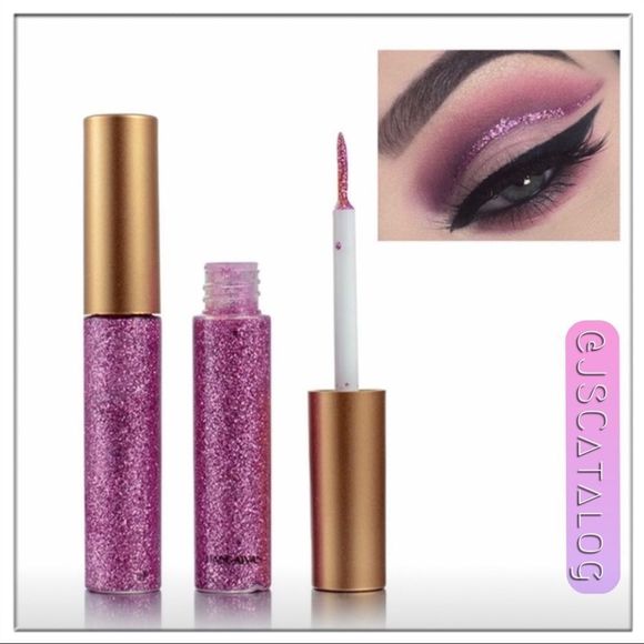 Pink Glitter Liquid Eyeliner - 5ml - Picture 1 of 2